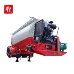 Semi-bon kalite trelè pou transpòte materyèl poud ak granulaire