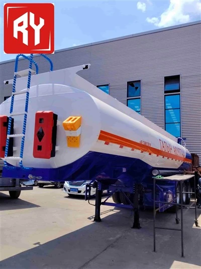 Oil Tanker Truck 3-axle Carbon Steel Diesel Tank Trailer For Sale factory