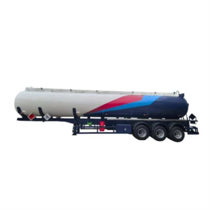 3-Axle 45 mèt kib tank gaz semi trelè