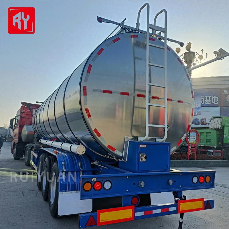 Stainless steel tanker trailer (4)