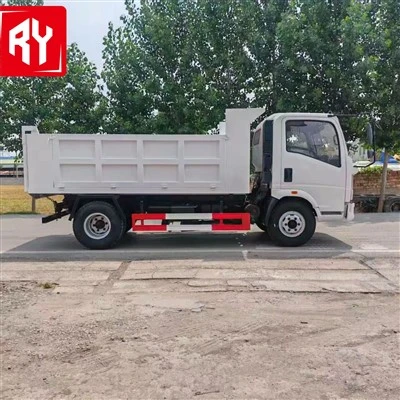 Euro 2/3 4×2 Limyè Dump Truck Pou Konstriksyon Lafrik